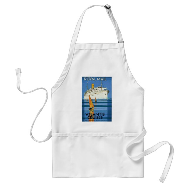 Royal Mail "Atlantis Cruises" Standard Apron (Front)