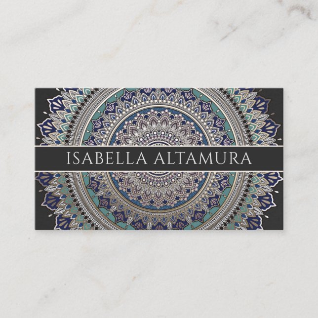 Royal Mandala Business Cards (Front)