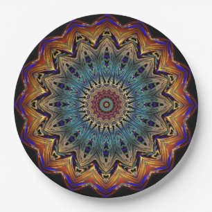 Royal Mandala Paper Plate