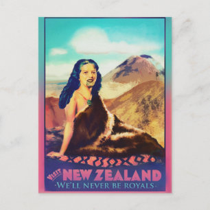 Royal Maori woman card