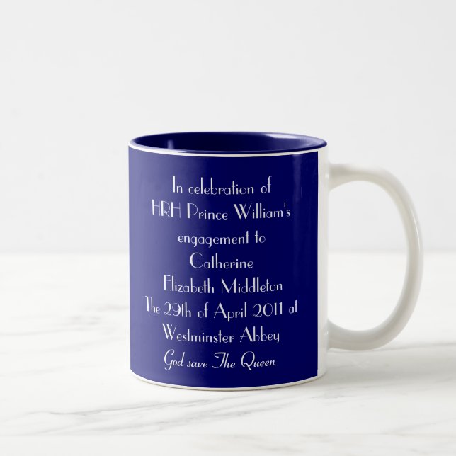 Royal marriage Mug - William & Kate (Right)
