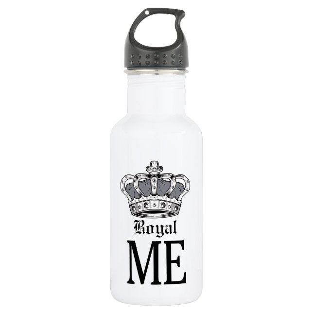 Royal Me - Grey 532 Ml Water Bottle (Front)