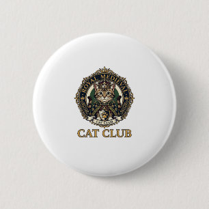 Royal Mediaeval Cat Cat Dad Gift Idea - Royal Medi 6 Cm Round Badge