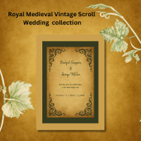 Royal Mediaeval Vintage Scroll Wedding