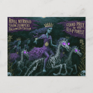 Royal Mermaid Showjumpers Halloween Edition Kelp Postcard