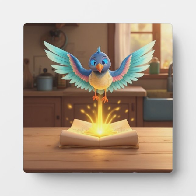 Royal Messenger Bird – Enchanted Prince’s Letter Plaque (Front)