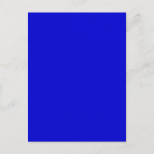 Royal Midnight Blue Solid Trend Colour Background Postcard