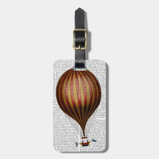 Royal Nassau Balloon Hot Air Balloon Luggage Tag (Front Vertical)