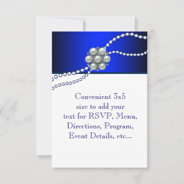 Royal Navy Blue RSVP (Front)