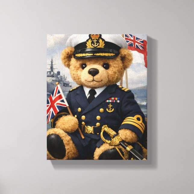 Royal Navy Richard Canvas Print (Front)