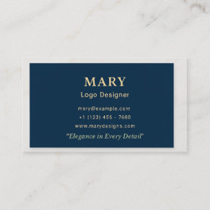 "Royal NMKY Emblem – Monogram M Crest Design" Business Card