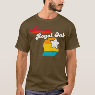 Royal Oak Michigan Vintage Distressed Souvenir 2 T-Shirt