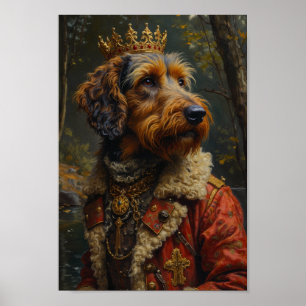 Royal Otterhound Portrait Poster