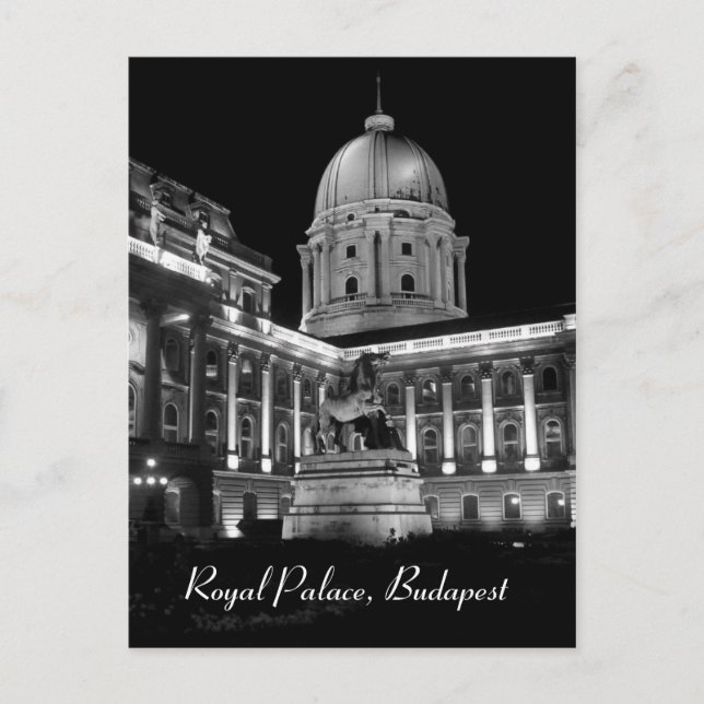 Royal Palace - Budapest Postcard (Front)