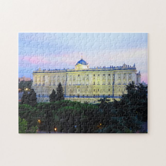 Royal Palace of Madrid at Sunset - Puzzle (Horizontal)