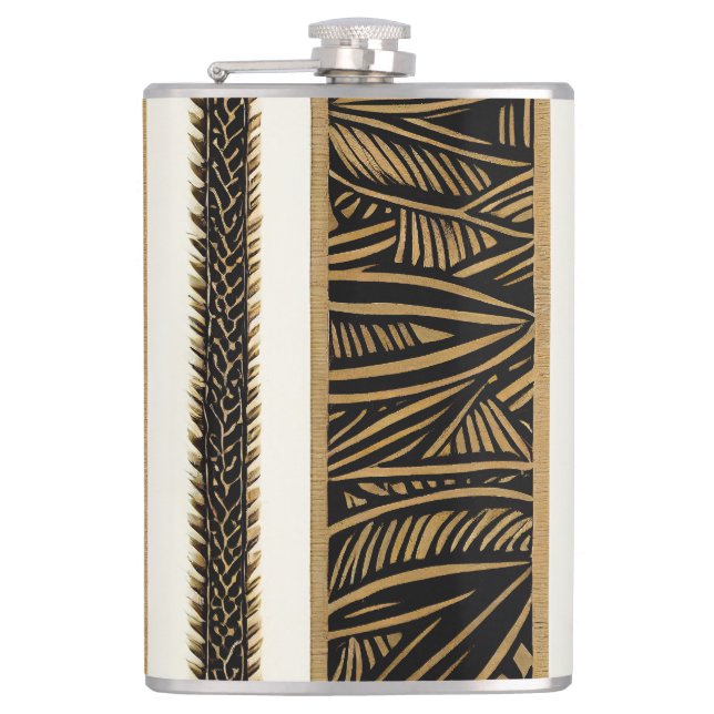 Royal Palm Hip Flask (Front)