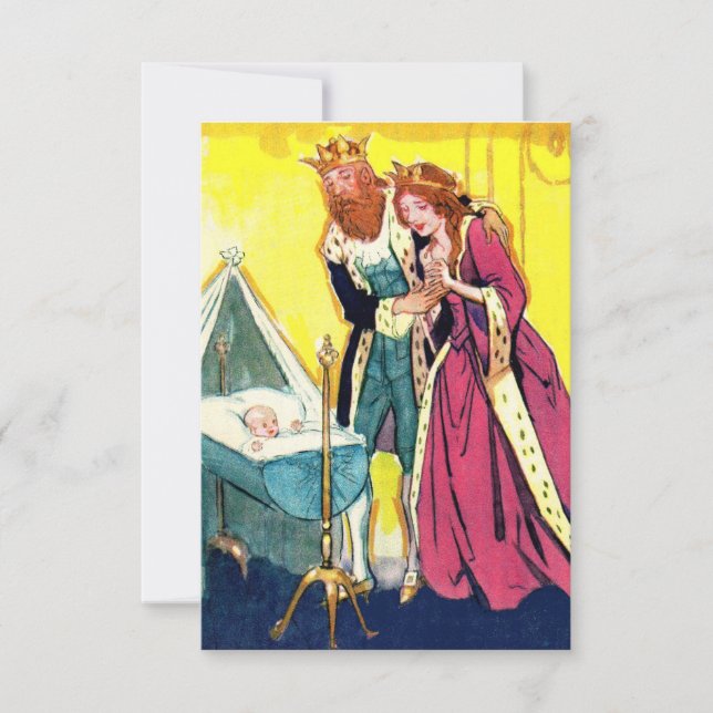 royal parents and royal baby baby shower invite (Front)