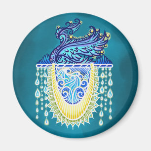 Royal Peacock Radiance Magnet