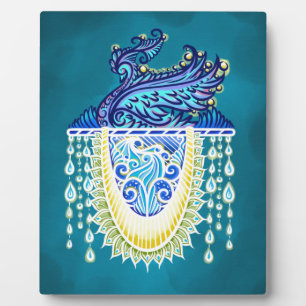 Royal Peacock Radiance Plaque