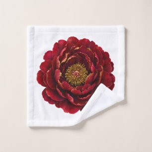 Royal Persian Gold Filigree Luxury Botanical Bath Towel Set