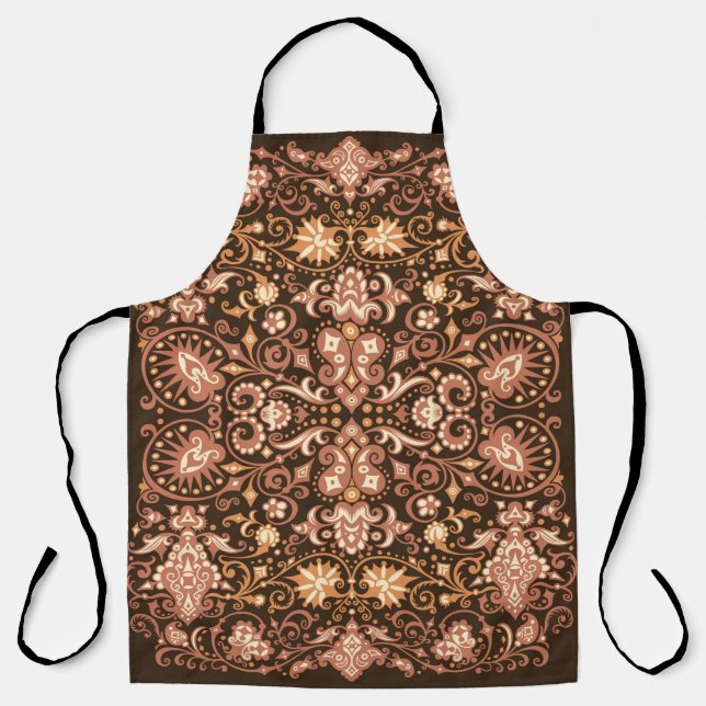 Royal pink Abstract colourful marble pattern textu Apron (Front)