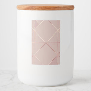Royal Pink Ceramic-Lid Jar Food Label