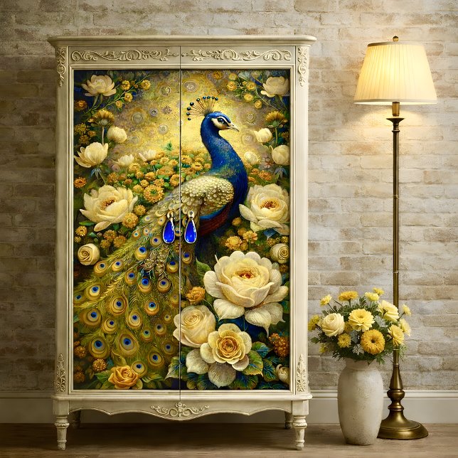 Royal Plumage Decoupage Tissue Paper (Royal Plumage Decoupage Tissue Paper Mockup)