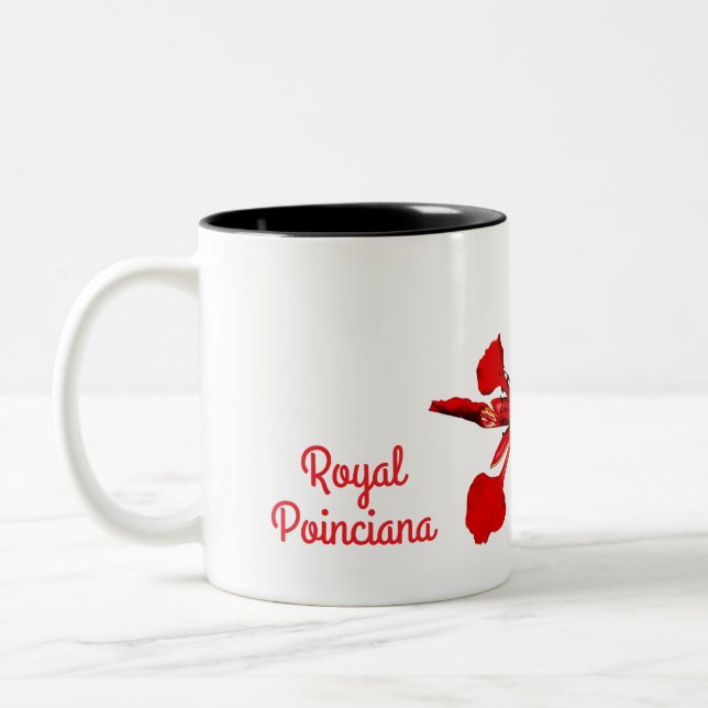 Royal Poinciana Flower Mug (Left)