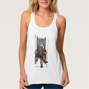 Royal Poker King High Roller Casino Spade Chic Singlet