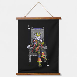 Royal Poker King Wall Art Luxury Casino Man Cave