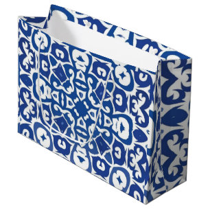 Royal Porto Mosaic Portuguese Blue and White Large Gift Bag