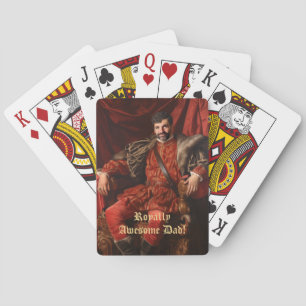 Royal Portrait Custom Personalised Photo Ornate Playing Cards