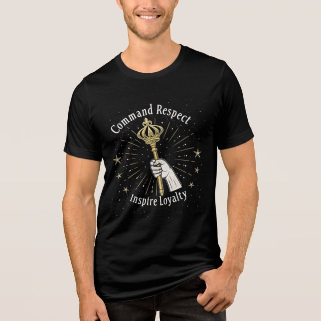 "Royal Power & Loyalty  Tri-Blend Shirt (Front)