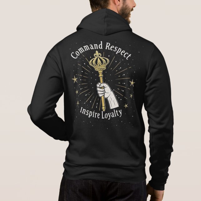 Royal Power & LoyaltyT-Shirt Hoodie (Back)