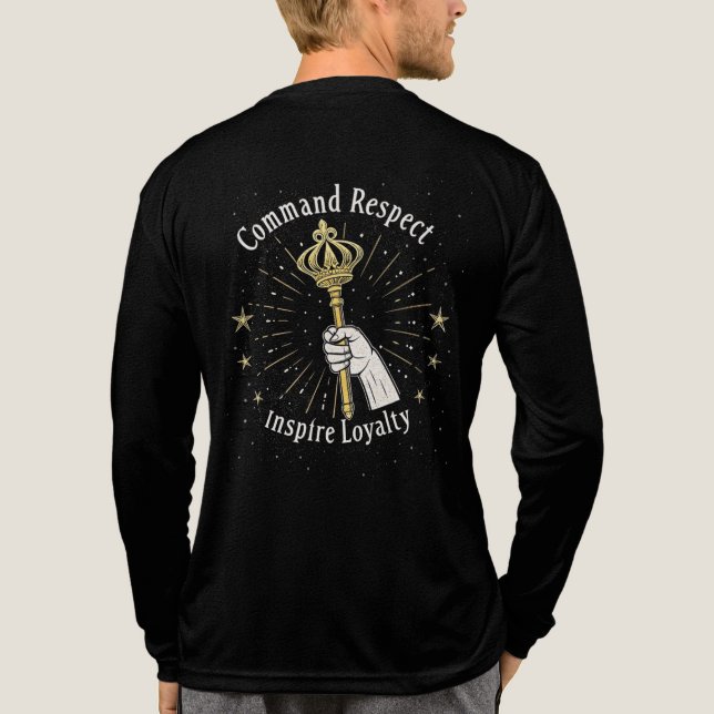 Royal Power & LoyaltyT-Shirt Tri-Blend Shirt (Back)