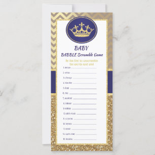 Royal Prince Baby Babble Word Scramble Game