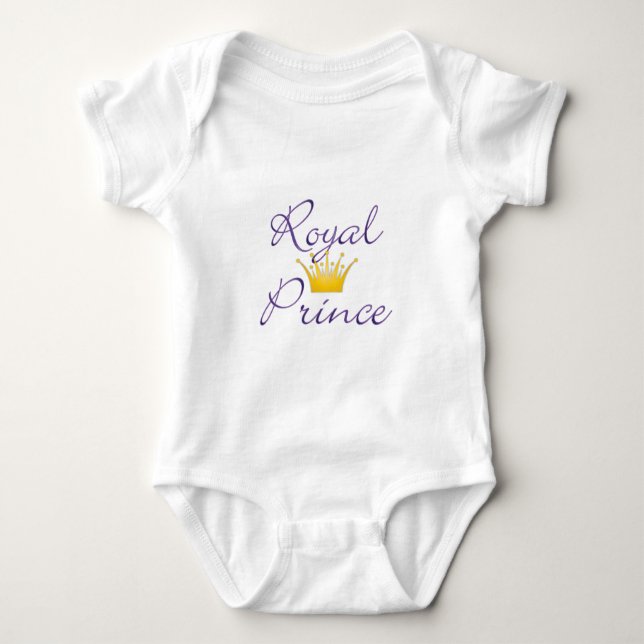 Royal Prince Baby Bodysuit (Front)