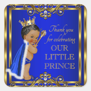 Royal Prince Baby Shower Stickers