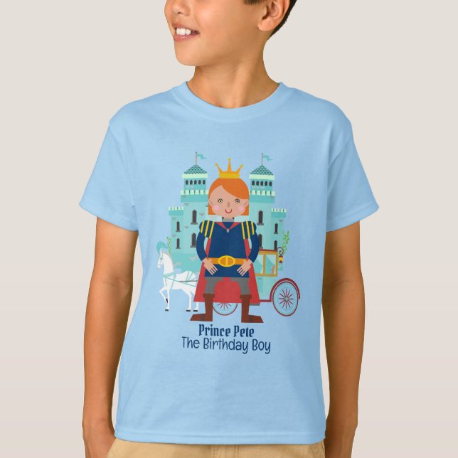 Royal Prince Birthday Party T-Shirt (Front)