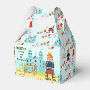 Royal Prince Boy Birthday Party Favour Box