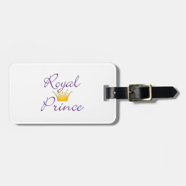 Royal Prince Luggage Tag (Front Horizontal)