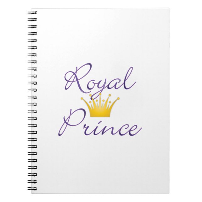 Royal Prince Spiral Notebook (Front)