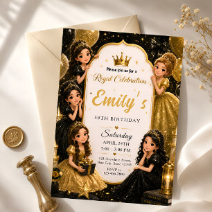 Royal Princess 30th Birthday Invitation for Women
