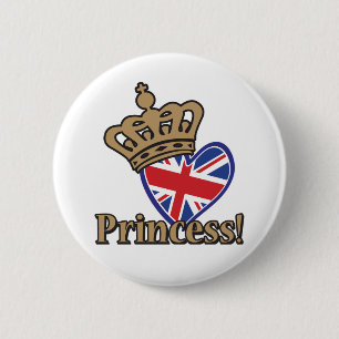 Royal Princess 6 Cm Round Badge