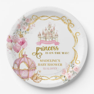 Royal Princess Baby Shower Paper Plate