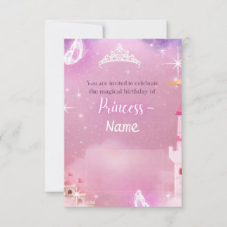 Royal Princess Birthday Invitations
