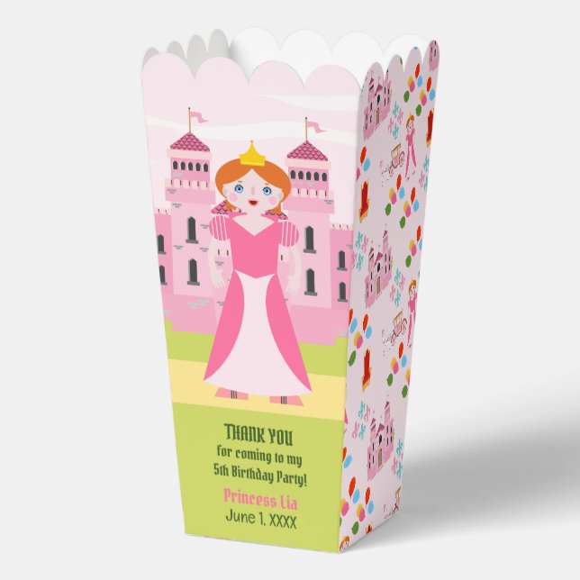 Royal Princess Birthday Party Favour Box (Front)