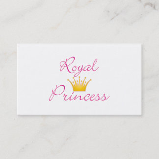 Royal Princess Business Card