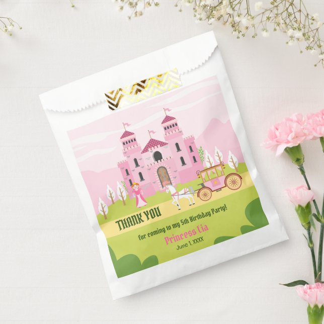 Royal Princess Girl Birthday Party Favour Bags (Sealed)
