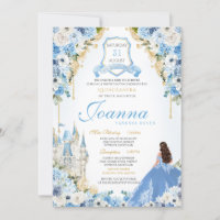 Royal Princess Light Blue Cinderella Quince V4